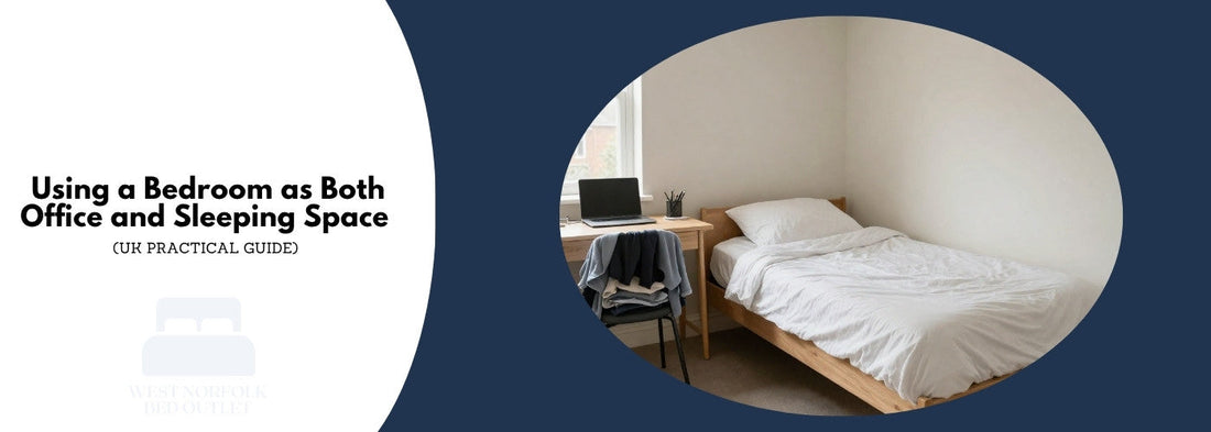 Blog Topic covering how to use a bedroom as both an office and sleeping space