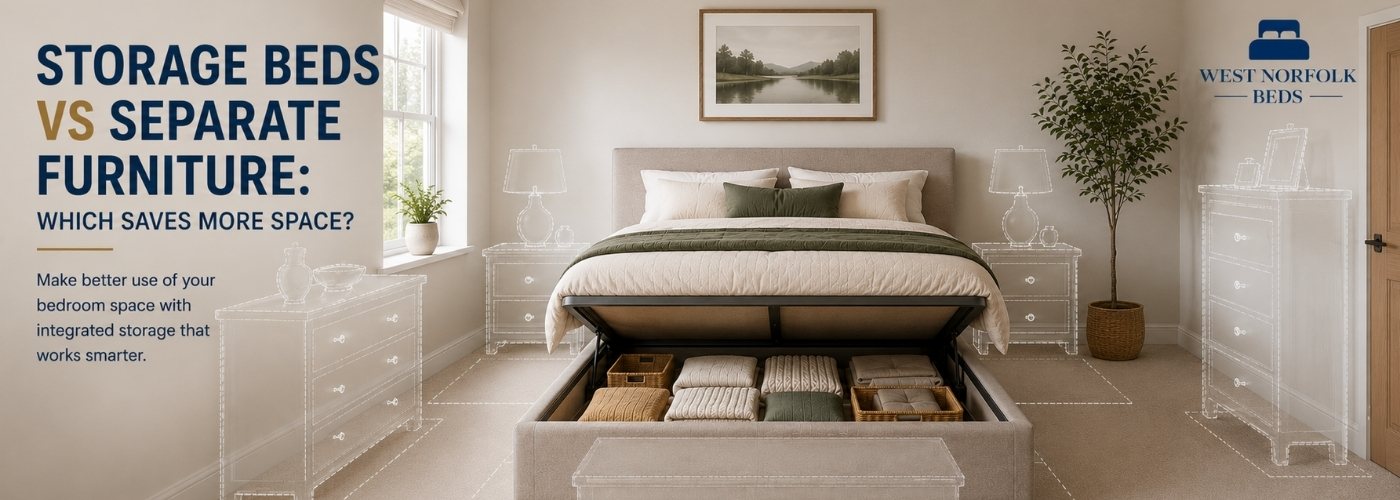 storage beds vs separate furniture