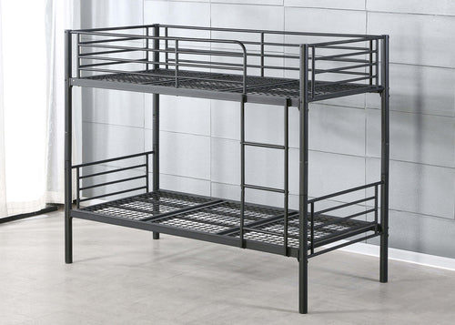 Contract-Suitable Metal Bunk Bed, Suitable for Ages 6 and Up, Including Adults
