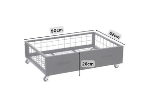 Metal Underbed Storage Drawers Dimensions