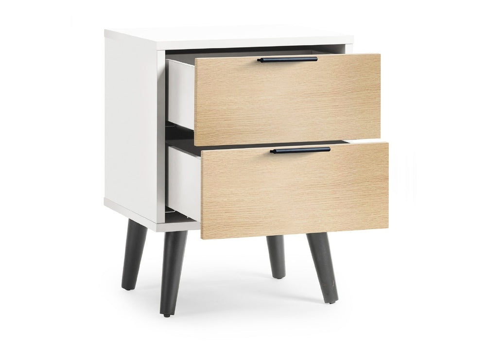 Alba 2 Drawer Bedside