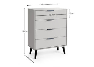Alba 4 Drawer Chest
