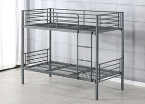 Contract-Suitable Metal Bunk Bed, Suitable for Ages 6 and Up, Including Adults