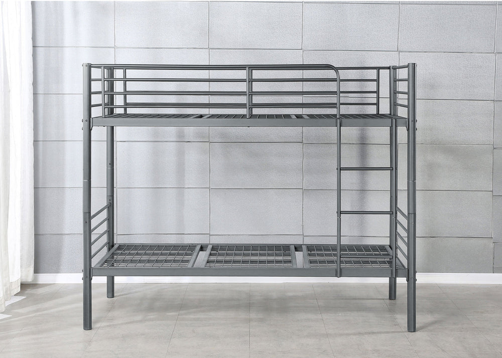 Contract-Suitable Metal Bunk Bed, Suitable for Ages 6 and Up, Including Adults