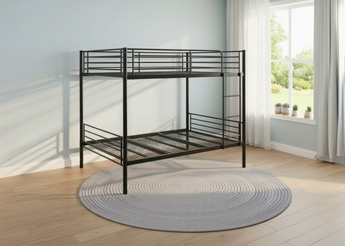 Anslow Quad Bunk in Black Finish
