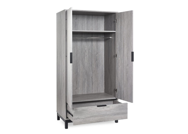 Bali 2 Door 1 Drawer Wardrobe