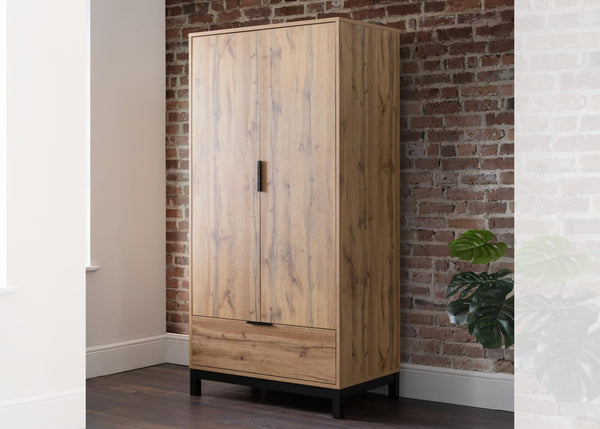 Bali 2 Door 1 Drawer Wardrobe