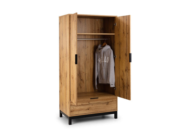 Bali 2 Door 1 Drawer Wardrobe