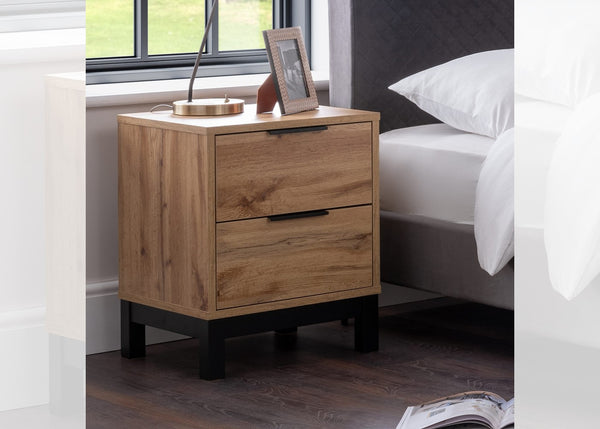 Bali 2 Drawer Bedside