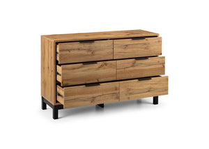 Bali 6 Drawer Wide Chest