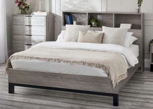 Bali Bookcase Headboard Bed