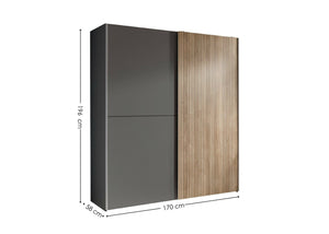 Berno Sliding Door Wardrobe