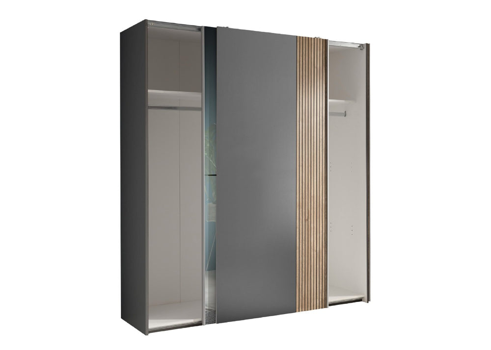 Berno Sliding Door Wardrobe With Mirror