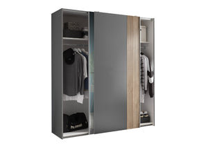 Berno Sliding Door Wardrobe With Mirror