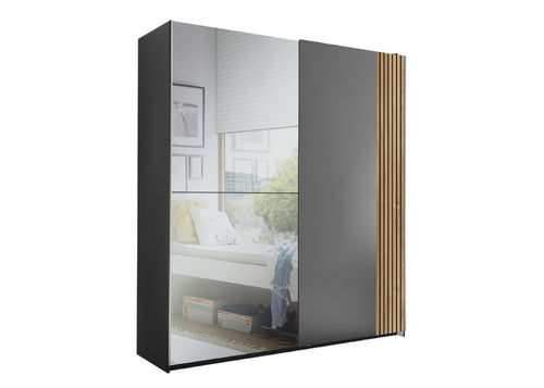 Berno Sliding Door Wardrobe With Mirror