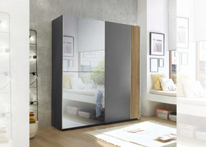 Berno Sliding Door Wardrobe With Mirror