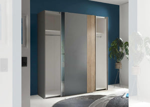 Berno Sliding Door Wardrobe With Mirror