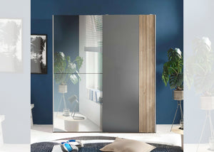 Berno Sliding Door Wardrobe With Mirror