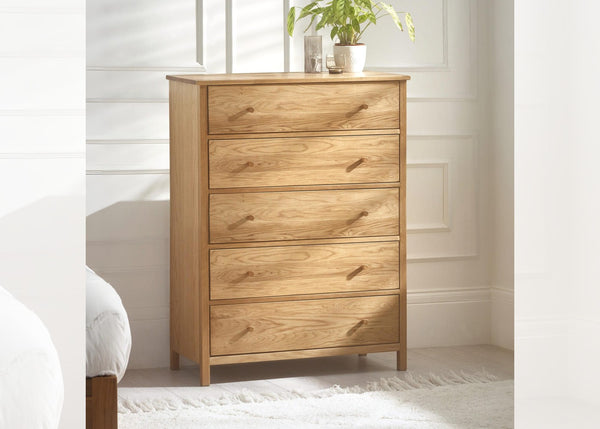 Coxmoor 5 Drawer Wide Chest