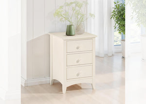 Cameo 3 Drawer Bedside