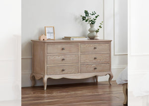 Camille 6 Drawer Wide Chest