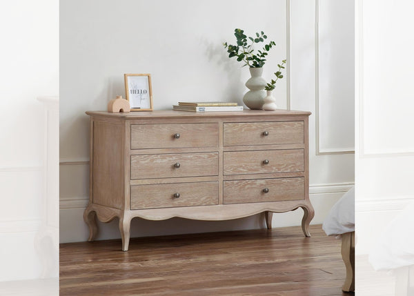 Camille 6 Drawer Wide Chest