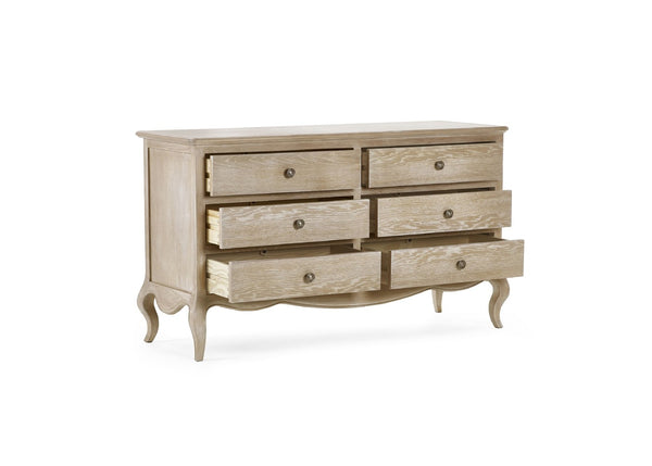 Camille 6 Drawer Wide Chest