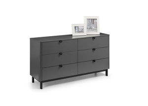 Chloe 6 Drawer Wide Chest