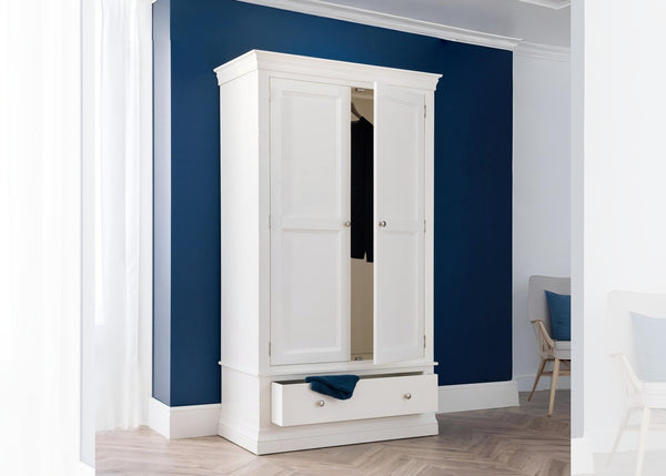 Clermont 2 Door 1 Drawer Wardrobe