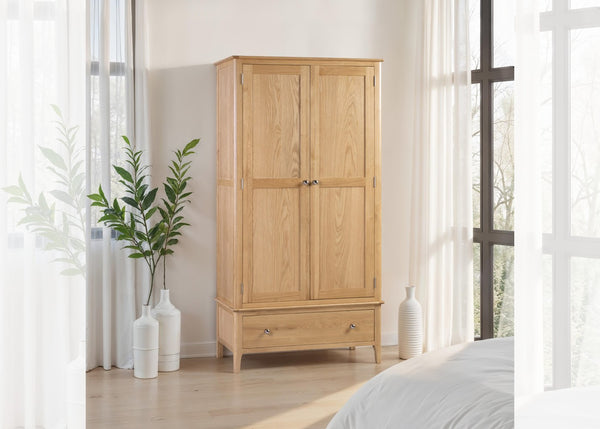 Cotswold 2 Door 1 Drawer Wardrobe