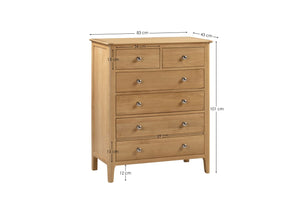 Cotswold 4+2 Drawer Chest