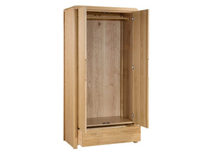 Curve 2 Door 1 Drawer Wardrobe