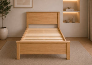 Dereham Wooden Bed Frame with Wooden Slats