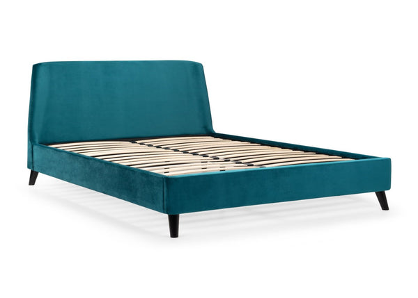 Frida Curved Velvet Bed