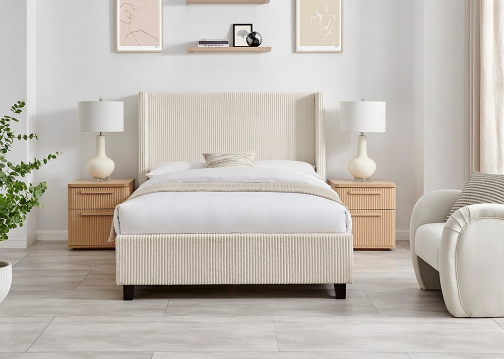 Gemini Cord Fabric Bed