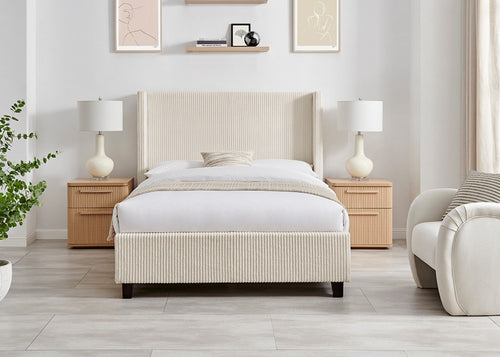 Gemini Cord Fabric Bed