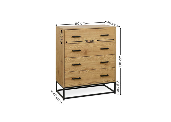Harlow 4 Drawer Chest