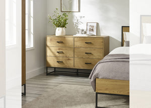 Harlow 6 Drawer Wide Chest
