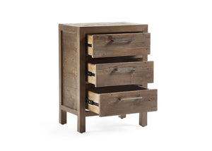 Heritage 3 Drawer Bedside