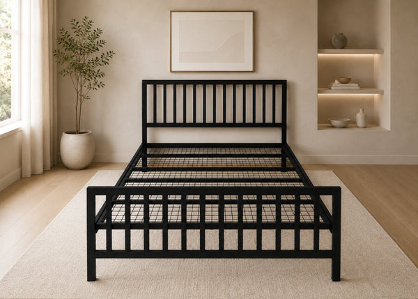 Holbrook Black Metal Bed Mesh Base