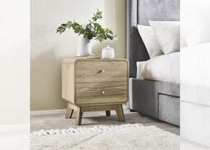 Ingrid 2 Drawer Bedside