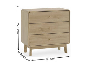 Ingrid 3 Drawer Chest