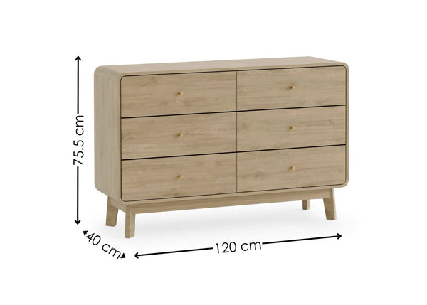 Ingrid 6 Drawer Dresser
