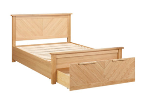 Kenji Wooden Drawer Bed