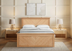 Kenji Wooden Drawer Bed