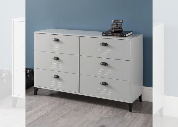Lakers Locker 6 Drawer Wide Chest