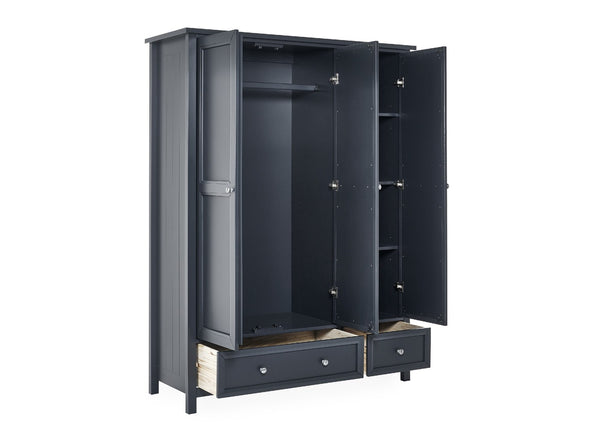 Maine 3 Door Combination Wardrobe