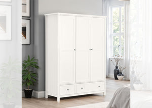 Maine 3 Door Combination Wardrobe
