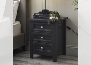 Maine 3 Drawer Bedside