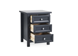 Maine 3 Drawer Bedside